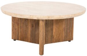 Eleonora B&eacute;žov&yacute; kamenn&yacute; konferenčn&iacute; stolek Sara 78 cm