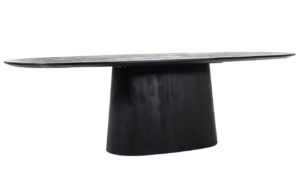 Eleonora Čern&yacute; dřevěn&yacute; j&iacute;deln&iacute; stůl Aron 200 x 110 cm