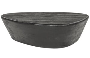 Eleonora Čern&yacute; dřevěn&yacute; konferenčn&iacute; stolek Mila 107 x 78 cm