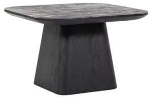 Eleonora Čern&yacute; dřevěn&yacute; odkl&aacute;dac&iacute; stolek Aron 60 x 60 cm