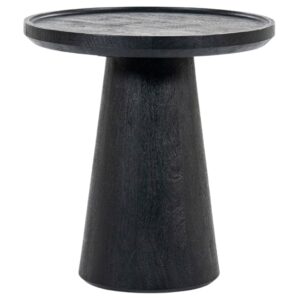Eleonora Čern&yacute; dřevěn&yacute; odkl&aacute;dac&iacute; stolek Ron 46 cm