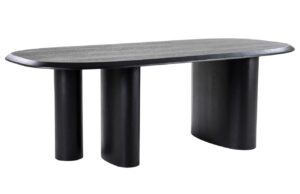 Eleonora Čern&yacute; dubov&yacute; j&iacute;deln&iacute; stůl Walter 220 x 100 cm