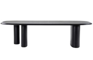 Eleonora Čern&yacute; dubov&yacute; j&iacute;deln&iacute; stůl Walter 300 x 120 cm