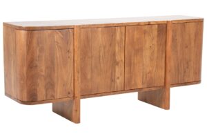 Eleonora Hněd&aacute; dřevěn&aacute; komoda Julian 170 x 43 cm