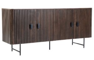 Eleonora Hněd&aacute; dřevěn&aacute; komoda Remi 170 x 45 cm