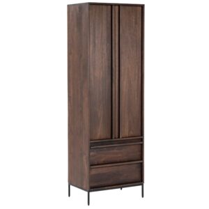 Eleonora Hněd&aacute; dřevěn&aacute; skř&iacute;ň Jimmy 180 x 60 cm