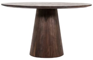 Eleonora Hněd&yacute; dřevěn&yacute; j&iacute;deln&iacute; stůl Aron 130 cm