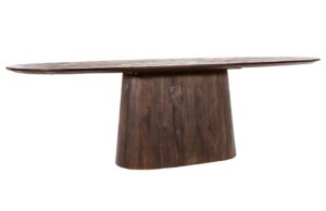 Eleonora Hněd&yacute; dřevěn&yacute; j&iacute;deln&iacute; stůl Aron 200 x 110 cm