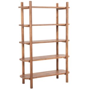 Eleonora Hněd&yacute; dřevěn&yacute; reg&aacute;l Julian 170 x 110 cm