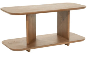 Eleonora Hněd&yacute; dubov&yacute; odkl&aacute;dac&iacute; stolek Ty 90 x 40 cm