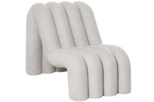 FEST Amsterdam B&eacute;žov&eacute; boucl&eacute; lounge křeslo Alp