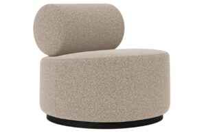 FEST Amsterdam B&eacute;žov&eacute; boucl&eacute; otočn&eacute; křeslo Sinclair