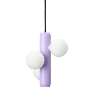 FEST Amsterdam Fialov&eacute; kovov&eacute; z&aacute;věsn&eacute; světlo Kaktee