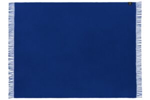 FEST Amsterdam Modr&yacute; vlněn&yacute; pl&eacute;d Ro 170 x 130 cm