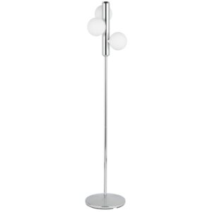 FEST Amsterdam Stř&iacute;brn&aacute; kovov&aacute; stojac&iacute; lampa Kaktee 137 cm