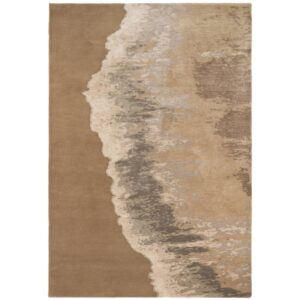 Fargotex Hněd&yacute; vlněn&yacute; koberec Waterwave 160 x 230 cm