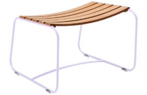 Fialov&aacute; dřevěn&aacute; podnožka Fermob Surprising