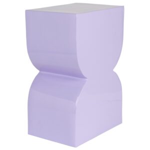 Fialov&aacute; kovov&aacute; stolička ZUIVER CONES 45 cm