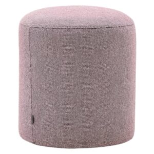 Fialov&yacute; čalouněn&yacute; taburet Kave Home Kaeli 43 cm