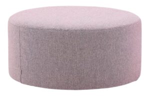 Fialov&yacute; čalouněn&yacute; taburet Kave Home Kaeli 90 cm