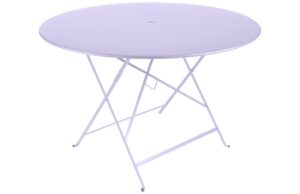 Fialov&yacute; kovov&yacute; skl&aacute;dac&iacute; stůl Fermob Bistro 117 cm