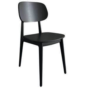 FormWood Čern&aacute; dřevěn&aacute; j&iacute;deln&iacute; židle Rabbit