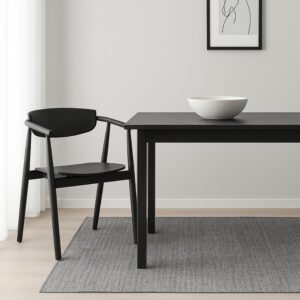 FormWood Čern&aacute; dubov&aacute; j&iacute;deln&iacute; židle Grayson