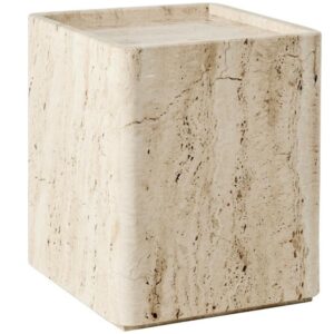 GUBI Kamenn&yacute; odkl&aacute;dac&iacute; stolek Pietra 33 x 33 cm