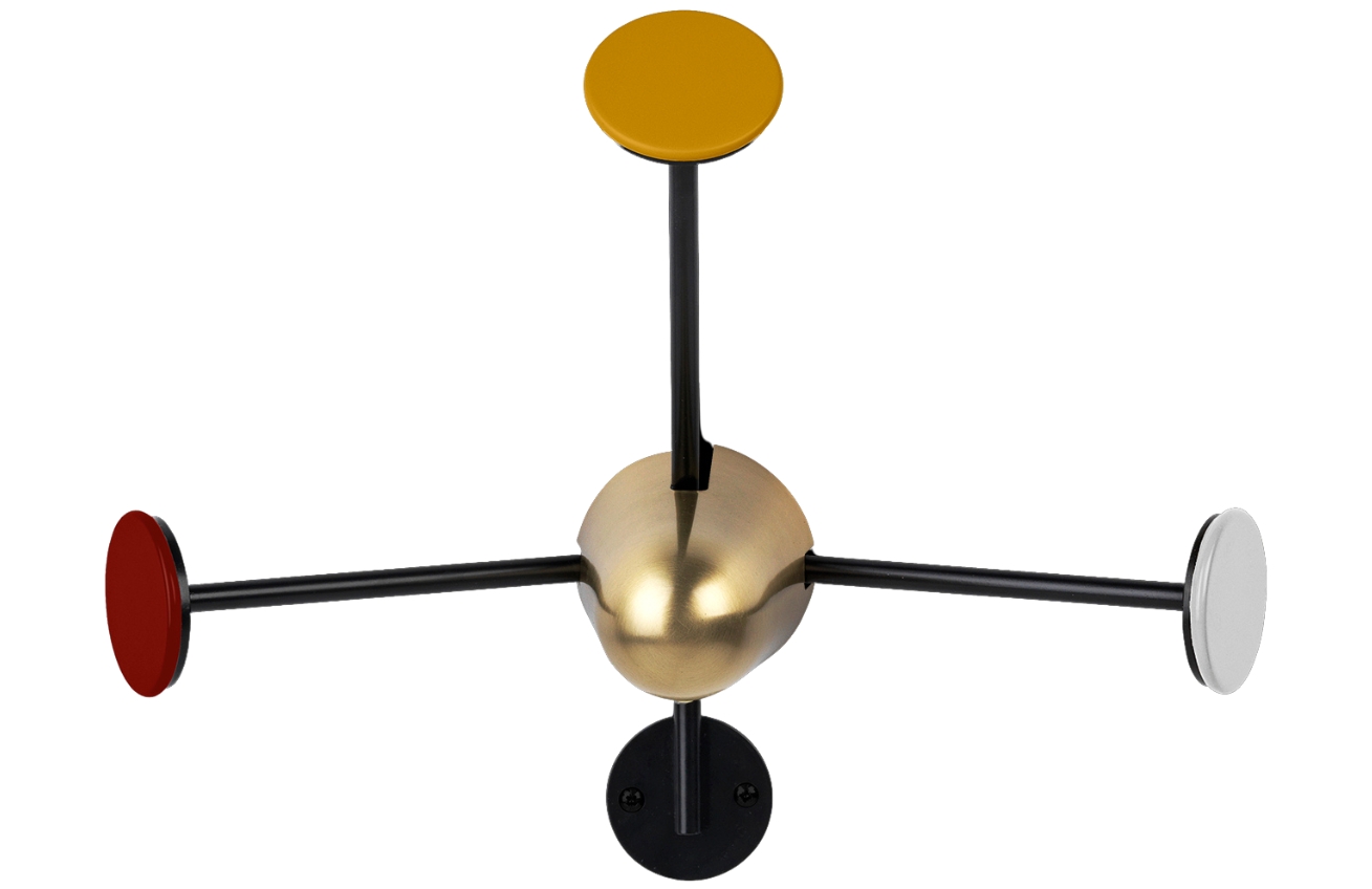 GUBI Kovový nástěnný věšák Matégot