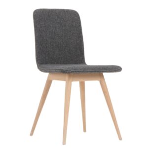 Gazzda Čern&aacute; čalouněn&aacute; j&iacute;deln&iacute; židle Ena