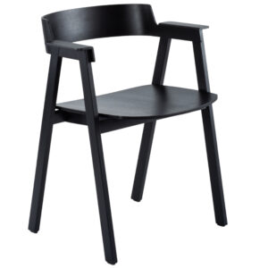 Gazzda Čern&aacute; dubov&aacute; j&iacute;deln&iacute; židle Flip