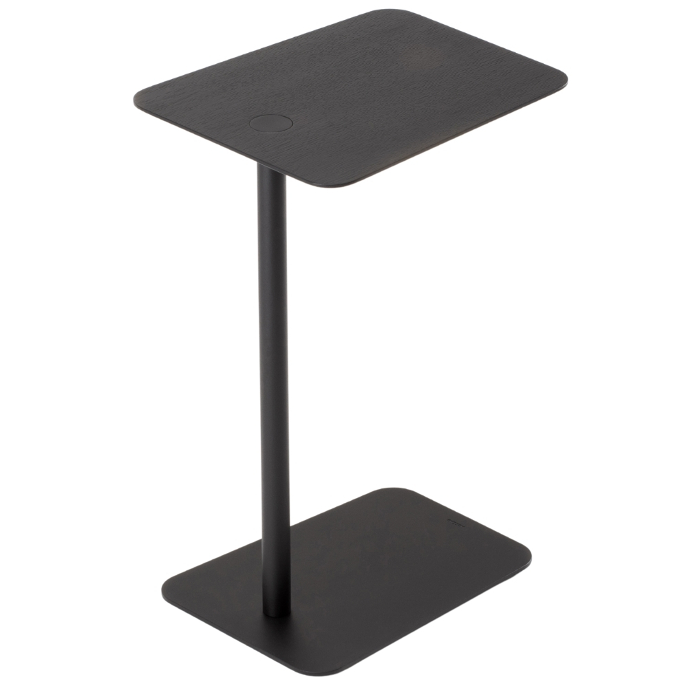 Gazzda Černý odkládací stolek Loop 42 x 35 cm