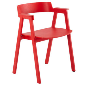 Gazzda Červen&aacute; dubov&aacute; j&iacute;deln&iacute; židle Flip