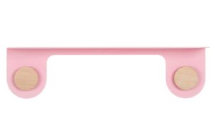 Gazzda Růžov&aacute; kovov&aacute; n&aacute;stěnn&aacute; police Hook 13 x 50 cm