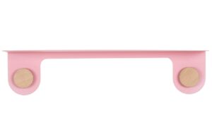 Gazzda Růžov&aacute; kovov&aacute; n&aacute;stěnn&aacute; police Hook 13 x 60 cm