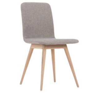 Gazzda &Scaron;ed&aacute; čalouněn&aacute; j&iacute;deln&iacute; židle Ena