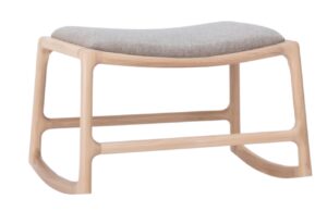 Gazzda &Scaron;ed&aacute; čalouněn&aacute; podnožka Dedo 62 x 46 cm