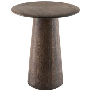 Gazzda Tmav&yacute; dubov&yacute; odkl&aacute;dac&iacute; stolek Mushroom 40 cm