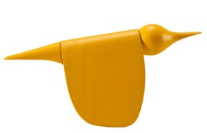 Gazzda Žlut&aacute; dubov&aacute; dekorativn&iacute; so&scaron;ka Tica