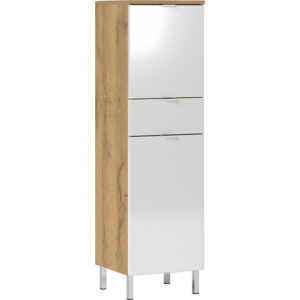 Germania B&iacute;l&aacute; dubov&aacute; koupelnov&aacute; skř&iacute;ňka Mauresa 120 x 34 cm