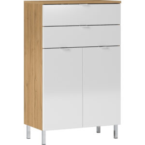 Germania B&iacute;l&aacute; dubov&aacute; koupelnov&aacute; skř&iacute;ňka Mauresa 97 x 60 cm