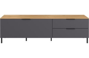 Germania Grafitově &scaron;ed&yacute; TV stolek California 163 cm