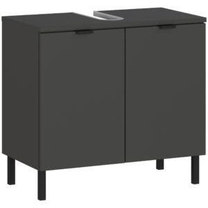 Germania Tmavě &scaron;ed&aacute; umyvadlov&aacute; skř&iacute;ňka Arcena 60 x 34 cm