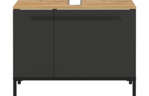 Germania Tmavě &scaron;ed&aacute; umyvadlov&aacute; skř&iacute;ňka Yonkers 80 x 34 cm