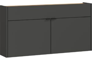 Germania Tmavě &scaron;ed&yacute; botn&iacute;k Ameca 110 x 22 cm