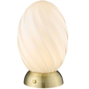 Halo Design Skleněn&aacute; stoln&iacute; lampa Twist