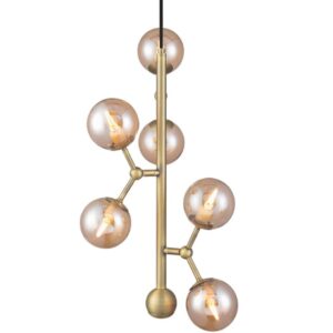 Halo Design Skleněn&eacute; z&aacute;věsn&eacute; světlo Atom 31 cm