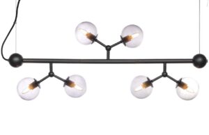 Halo Design Skleněn&eacute; z&aacute;věsn&eacute; světlo Atom 80 cm