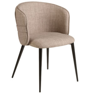 Hněd&aacute; čalouněn&aacute; j&iacute;deln&iacute; židle Angel Cerd&aacute; No. 4146