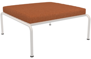 Hněd&aacute; čalouněn&aacute; zahradn&iacute; podnožka HOUE Avon